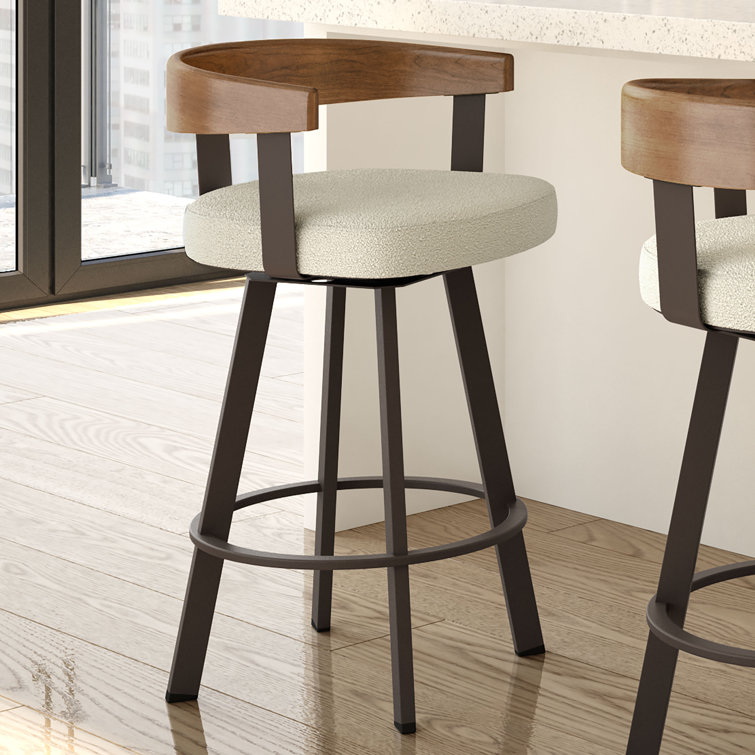 Corrigan Studio® Drees Swivel Counter & Bar Stool & Reviews Wayfair Canada